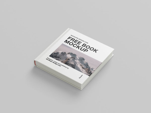 Square Hardcover Book Mockup The Free Mockup