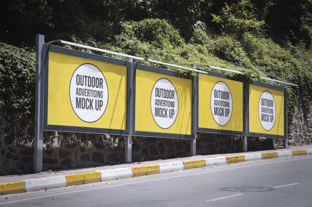 Download Free Download: Outdoor Advertising MockUps | Free Mockup