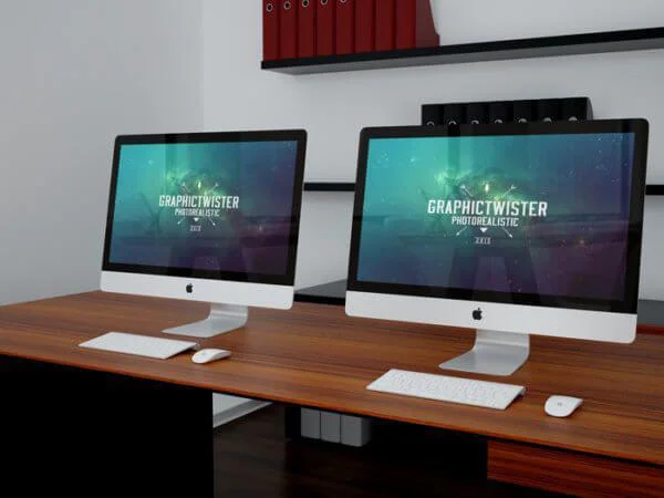 double-imac-office-free-mockup