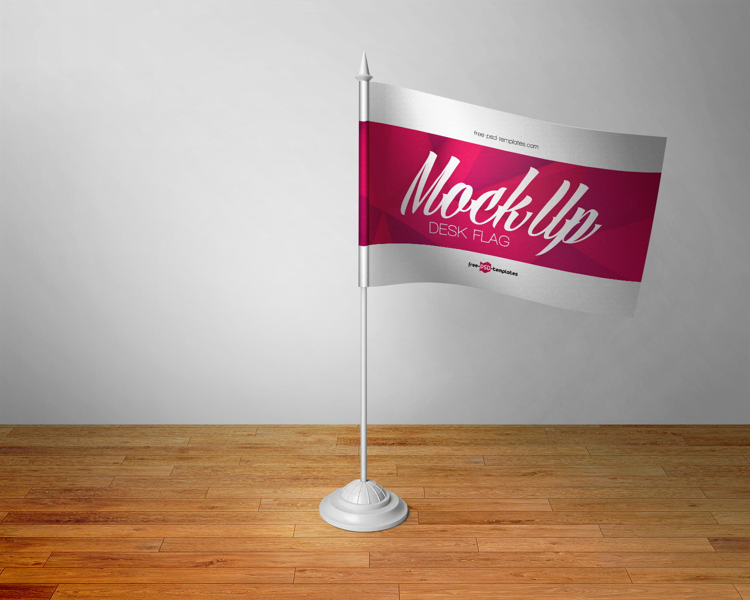 Download 3 Desk Flags Free Psd Mockups Free Mockup