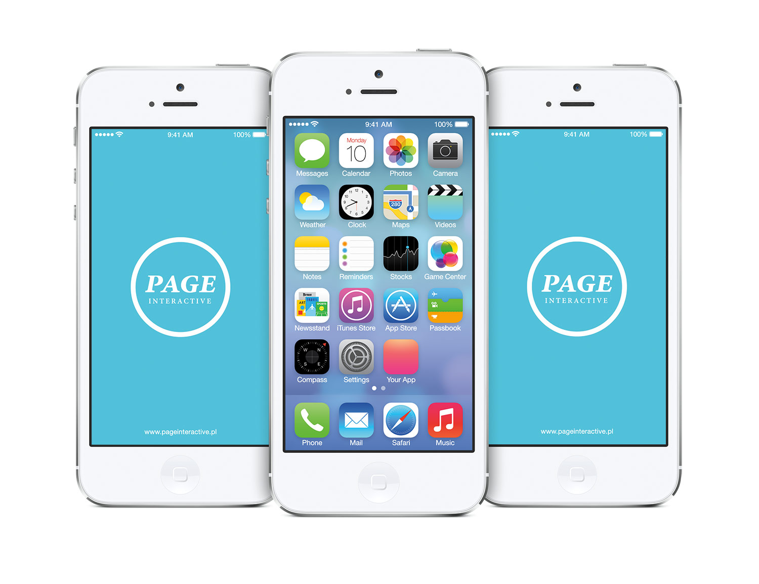 Download iPhone iOS 7 Home Screen - Free PSD Mockup | Free Mockup