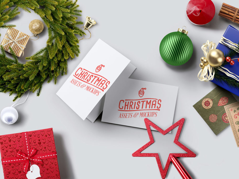 Christmas Mockup Pack Free Demo