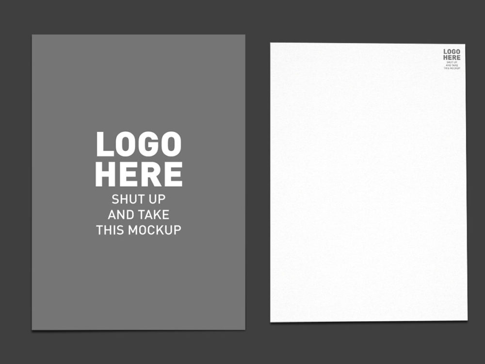 Folder closer A4 Free Mockup