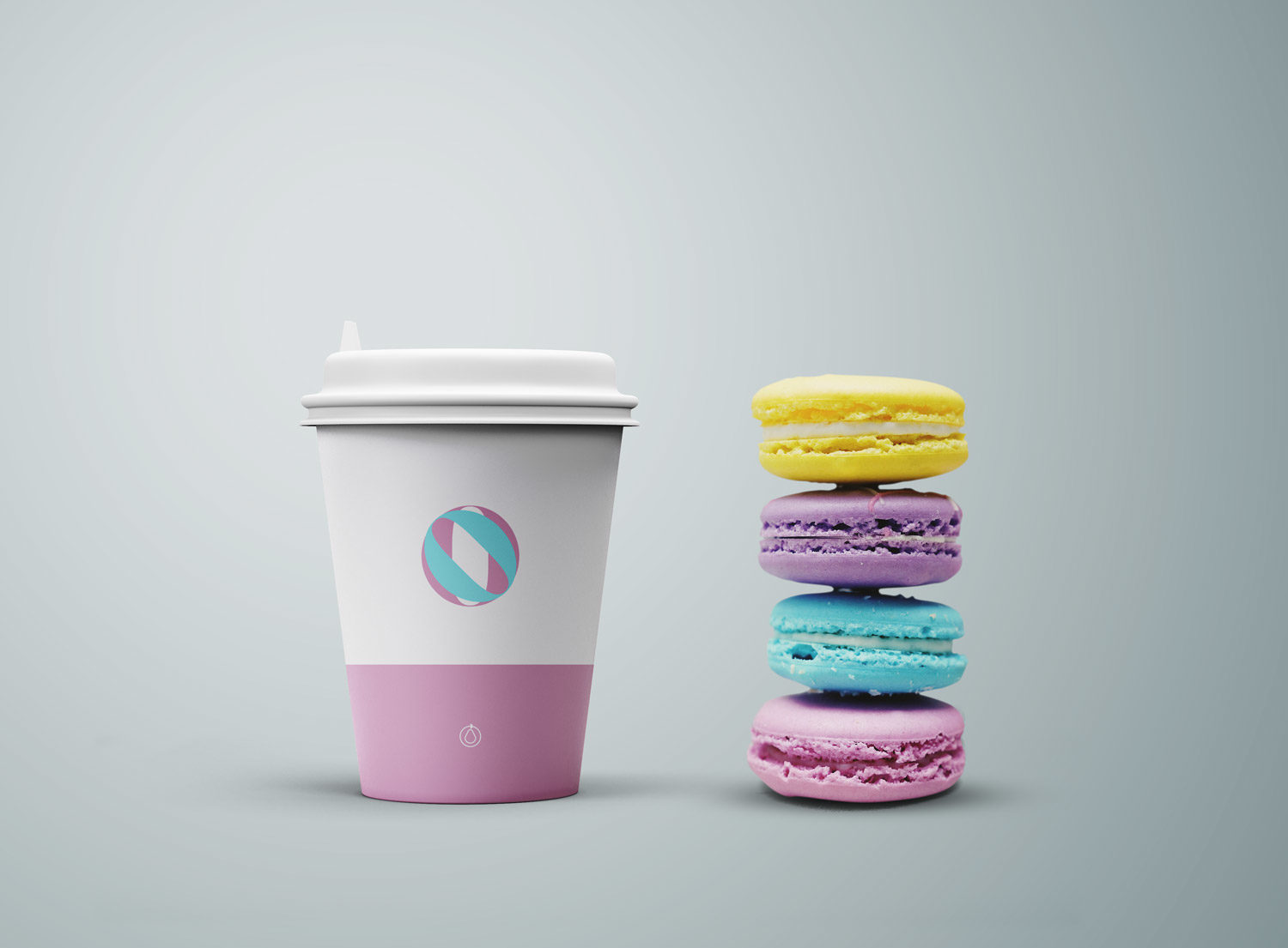 Download Coffee Cup and Cookies Mockup | Free Mockup