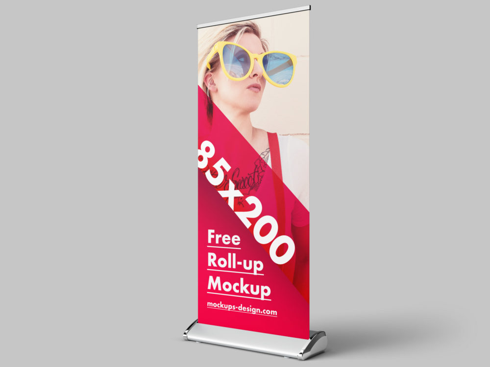 Download Free-Roll-up-Mockup-PSD-03 | Free Mockup
