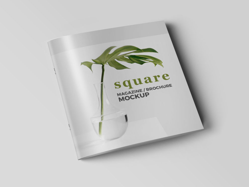 Download Square-Magazine-Brochure-Mockup-01 | Free Mockup