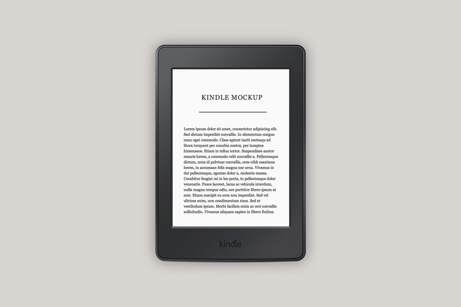 Download Amazon Kindle Paperwhite | Free Mockup