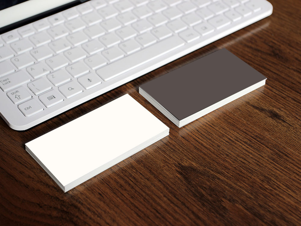 Business Card and Tablet Free Mockup