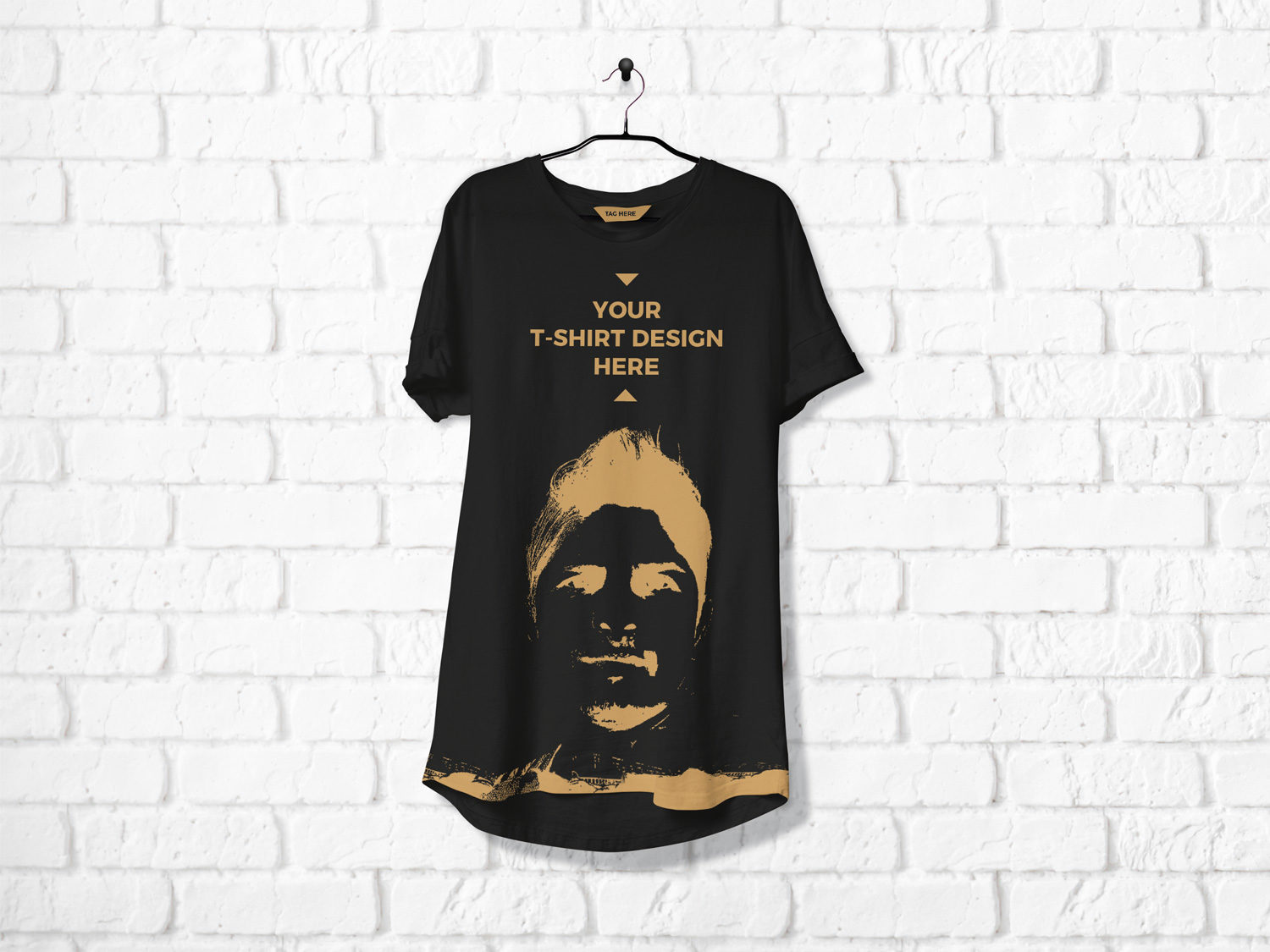 Hanger With T-Shirt Mockup | Free Mockup