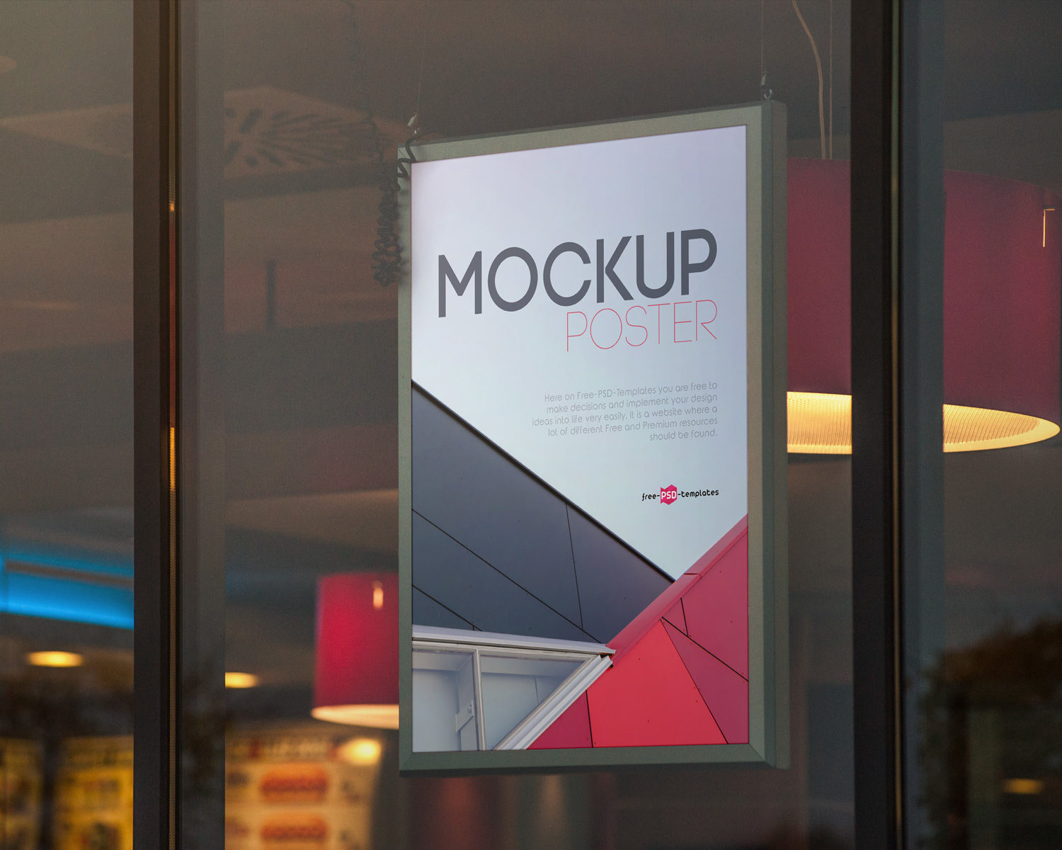 Mockup poster psd free download Idea
