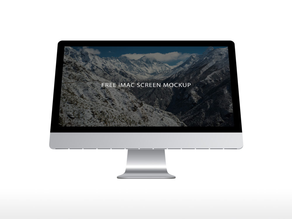 iMac Screen 5k Mockup