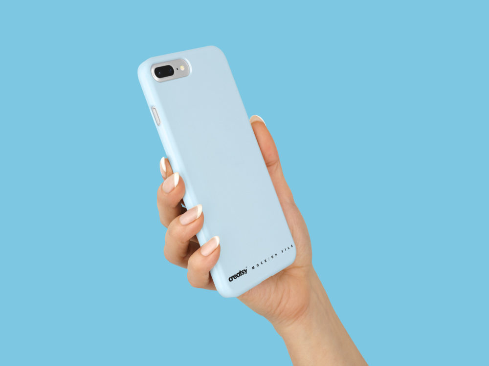 Download iPhone-8-plus-Plastic-Case-Mockup-01 | Free Mockup