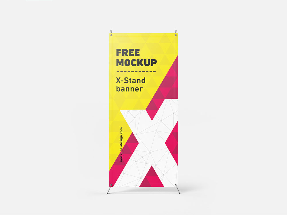 Free X-Baner Mockup PSD