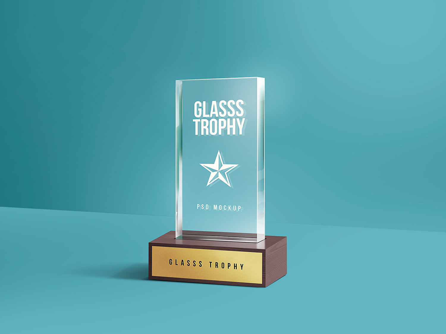Download Glass Trophy PSD Mockup | Free Mockup PSD Mockup Templates