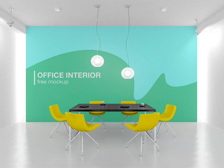 Download Office Interior Branding Mockup | Free Mockup