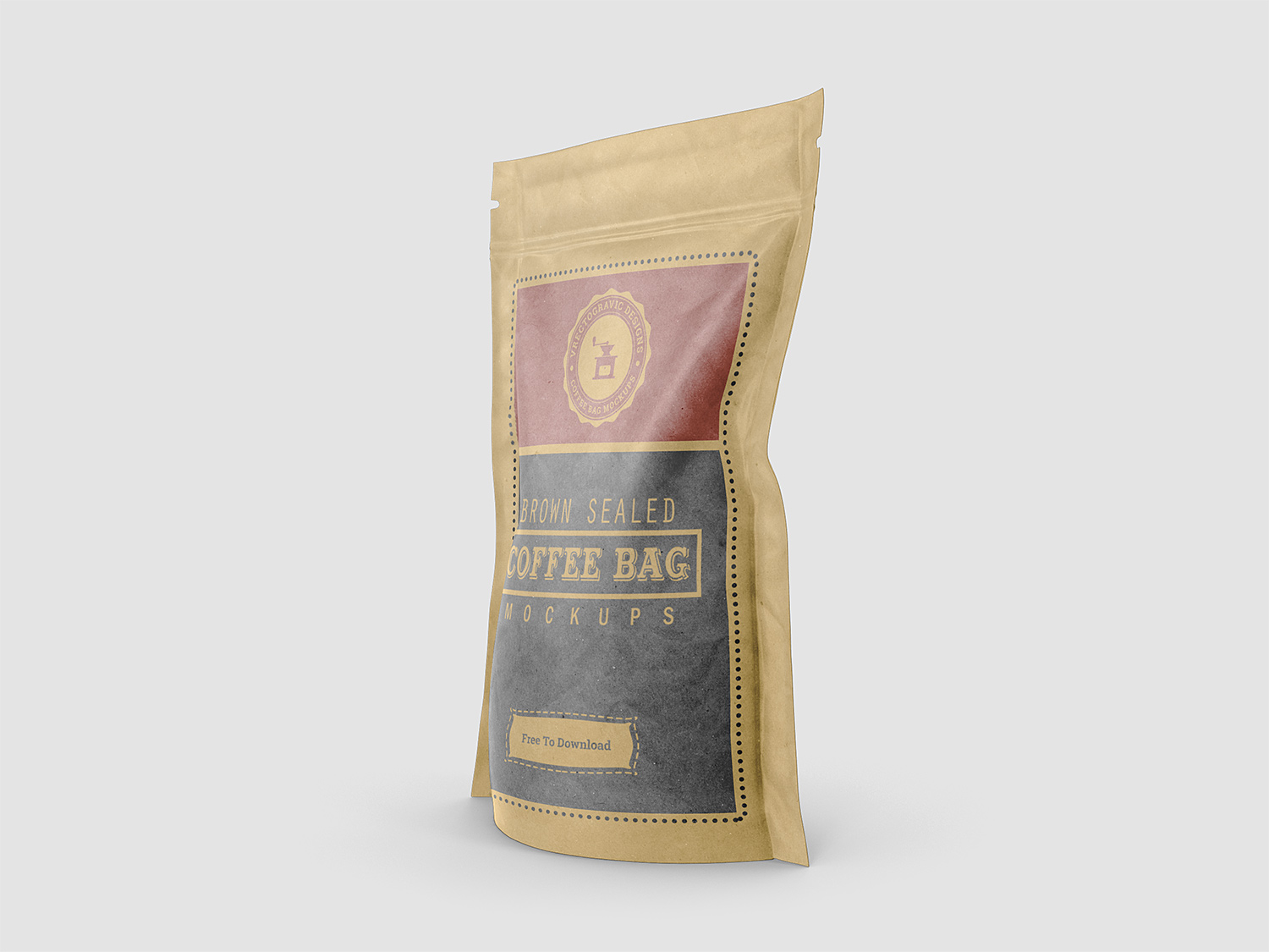 Download Free Coffee Bag Mockups | Free Mockup