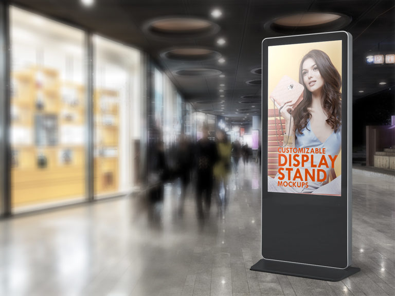 Stand-Display-Sign-Mockup-04 | Free Mockup