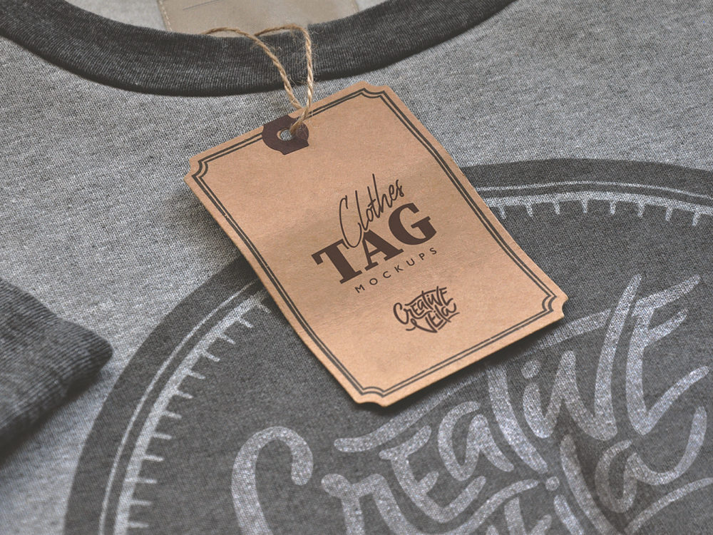Clothes Label Tags Mockups