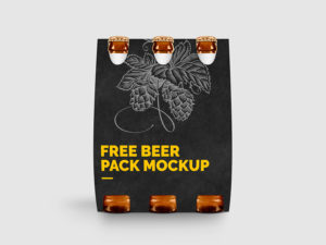 Free Beer Pack Mockup | The Free Mockup