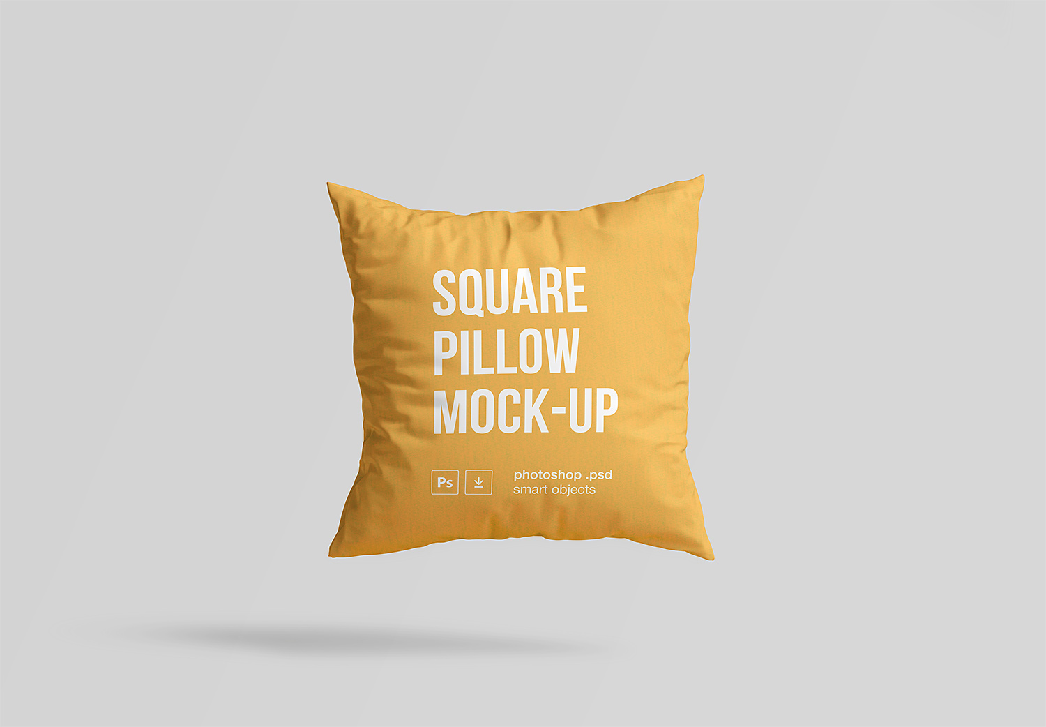 Download Free Square Pillow Mockup | Free Mockup