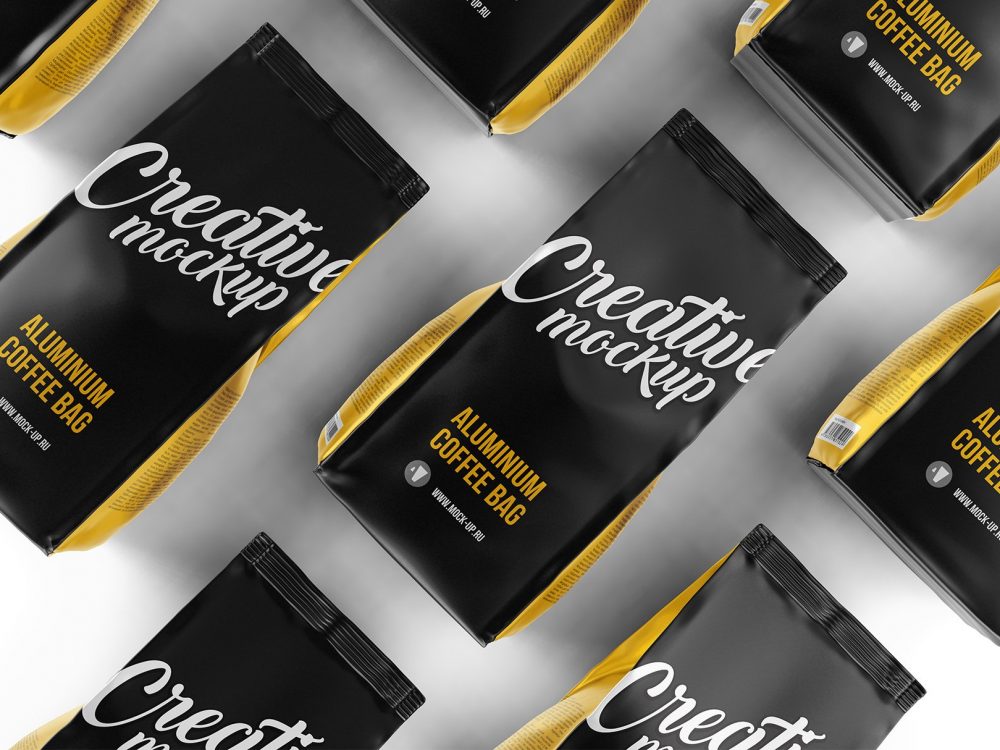 Download Coffee-Pouch-Packaging-Mockup-01 | Free Mockup