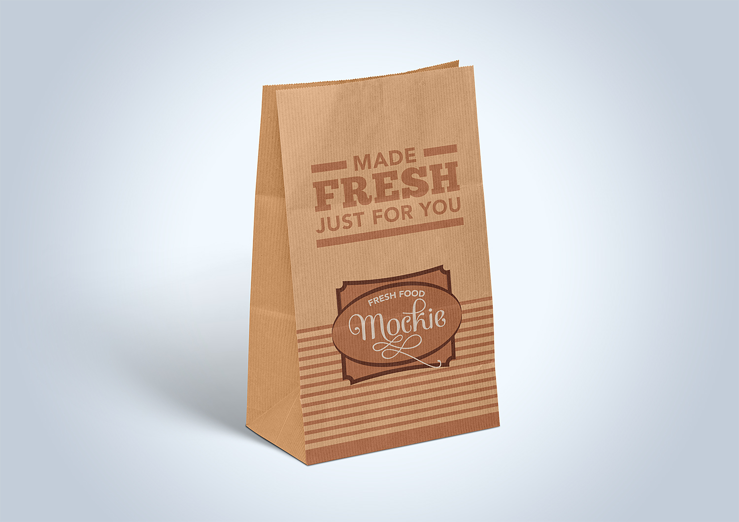 Download Kraft Paper Take Away Food Packaging Mockup Free Mockup PSD Mockup Templates