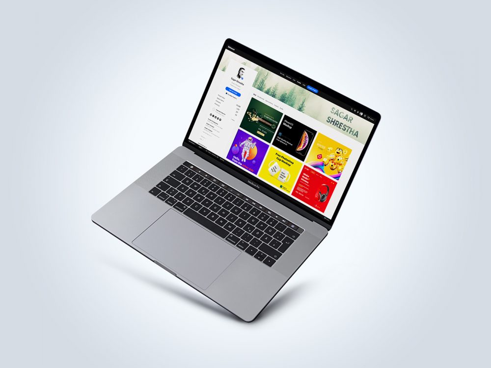 Download Free-MacBook-Pro-Mockup-PSD-04 | Free Mockup