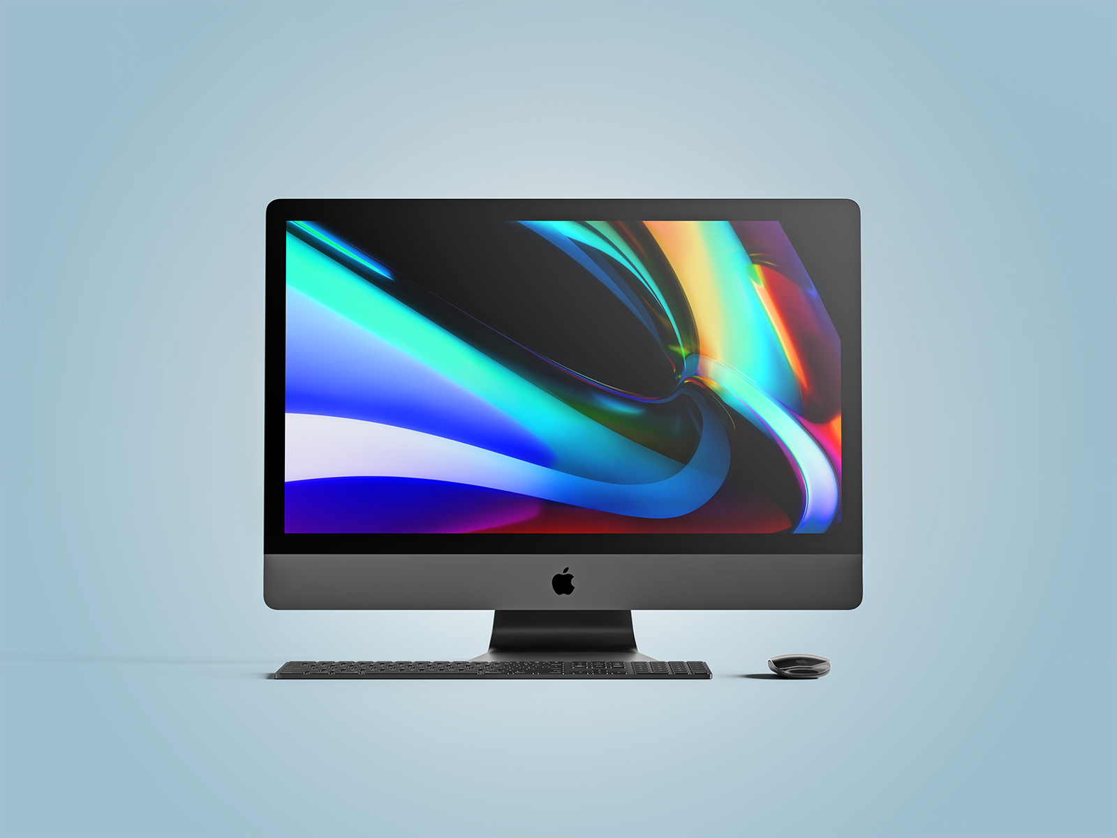 Download Apple iMac Pro Front View Mockup | Free Mockup
