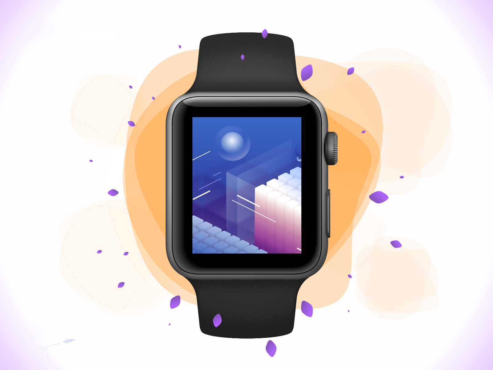 Download Apple Watch 42mm Adobe Xd Mockup Free Mockup