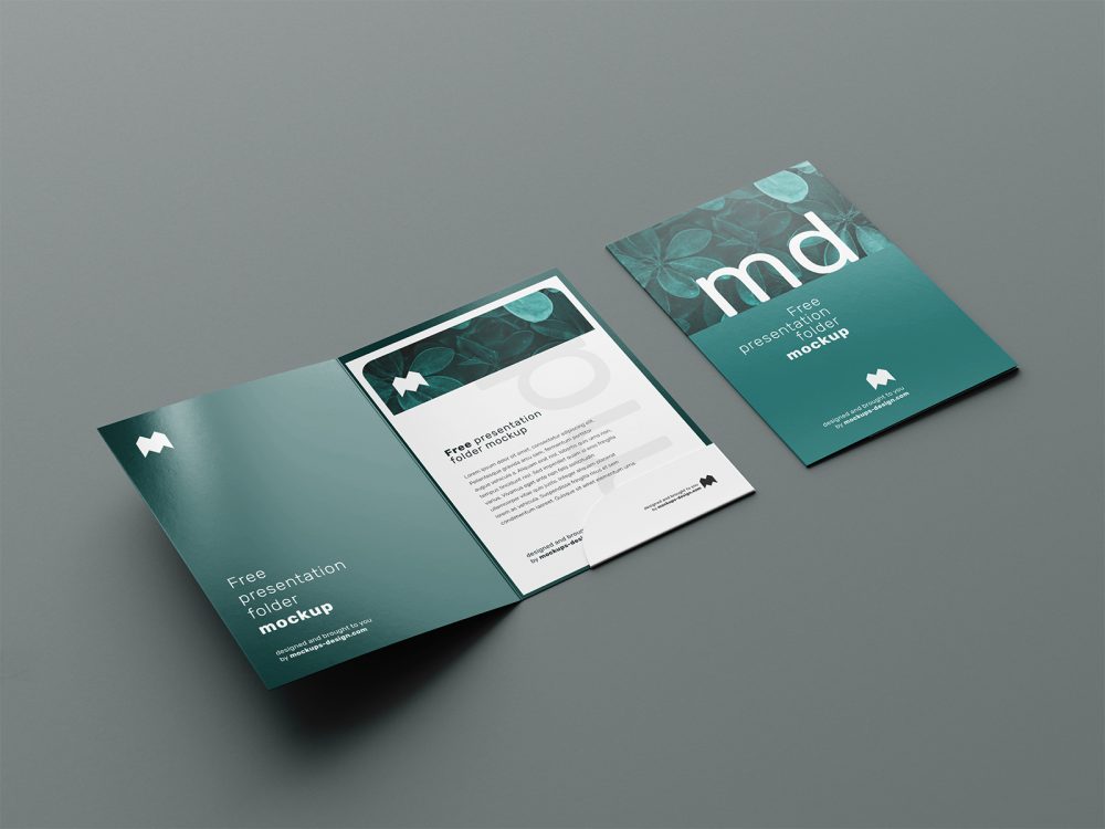 Download Free Branding Presentation Folder Mockup 01_02 | Free Mockup