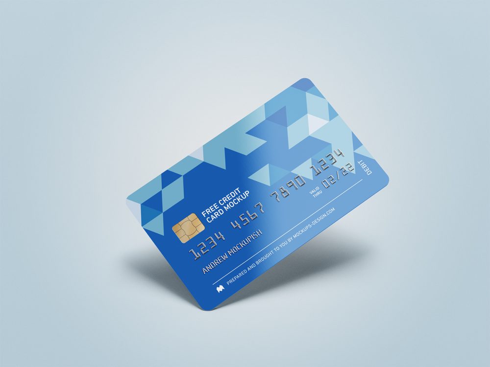 Download Free Credit Card Mockup PSD 02 | Free Mockup