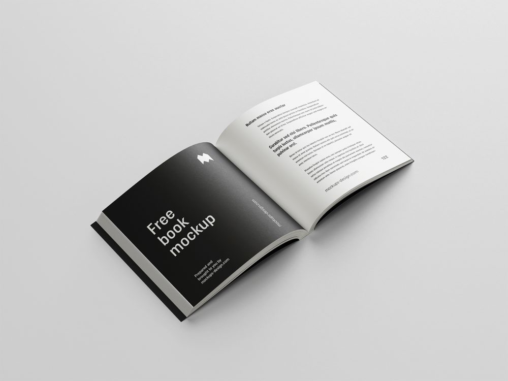 Download Free Square Book Mockup 06 | Free Mockup