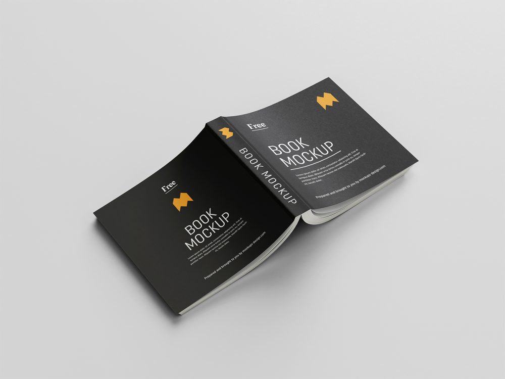 Free Square Book Mockup 08 | Free Mockup