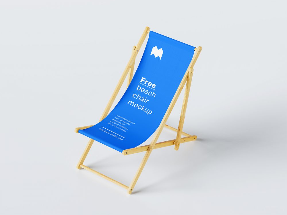 Free Beach Chair Mockup 01 | Free Mockup