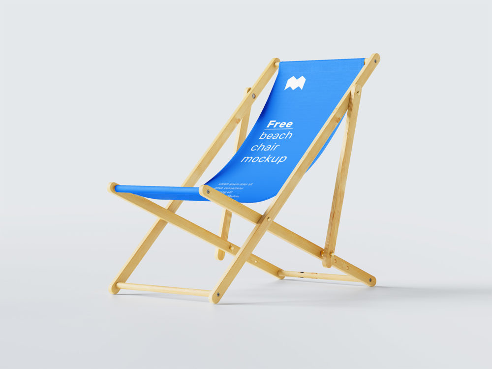 Download Free Beach Chair Mockup 03 | Free Mockup