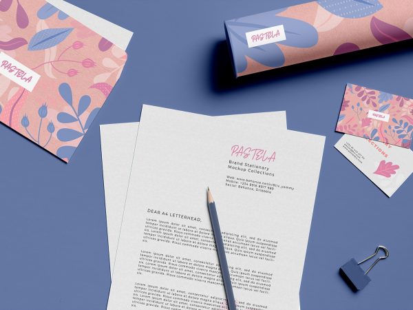 Download Free Stationery Mockup Set 04 | Free Mockup