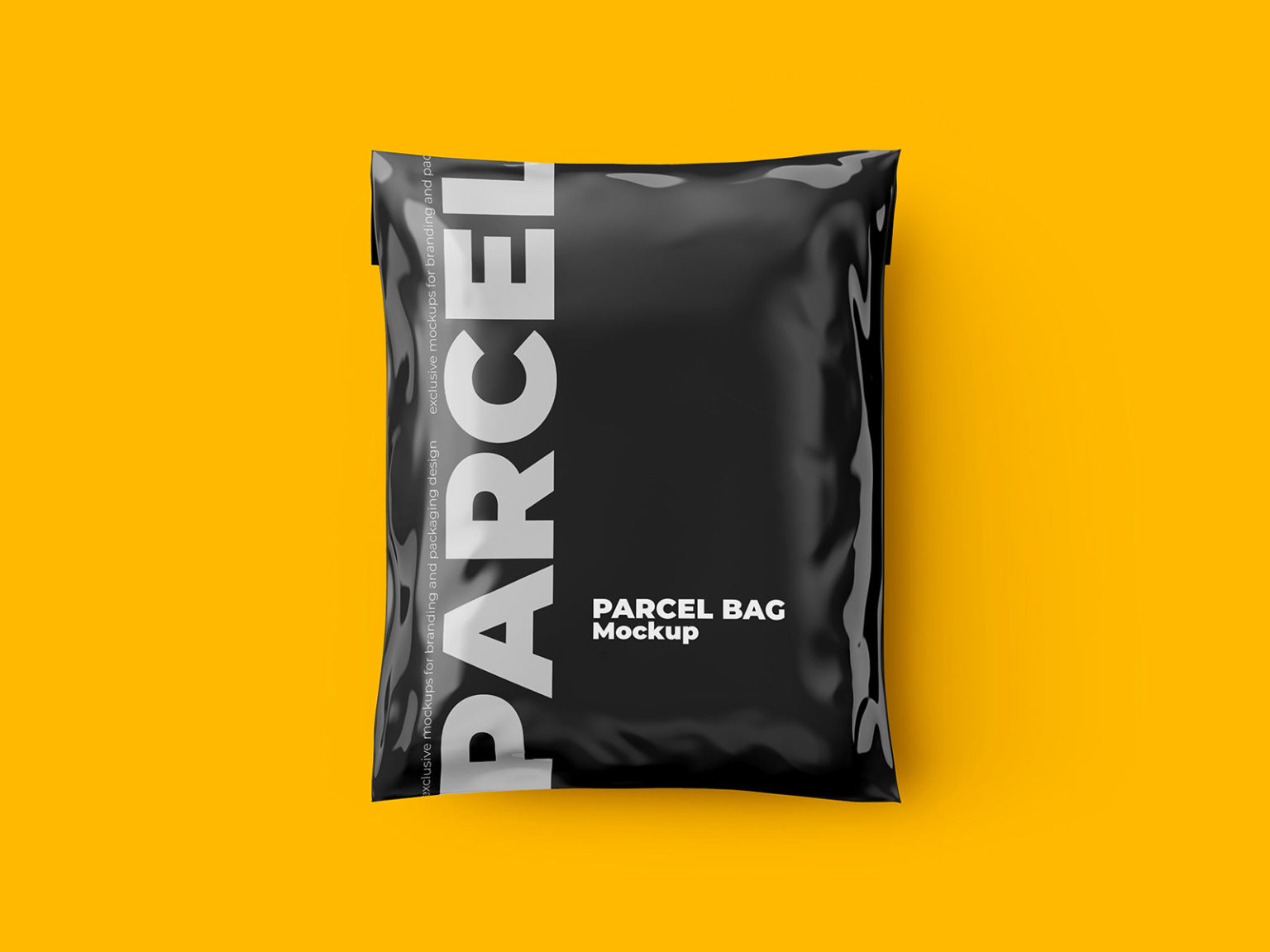 Shipping Bag Mockup | Free Mockup