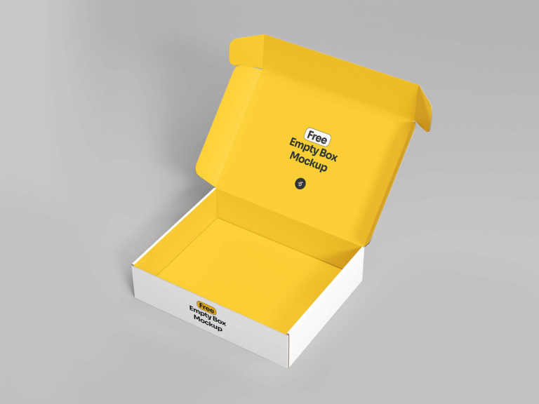 Download Mailing Box PSD Mockup | Free Mockup