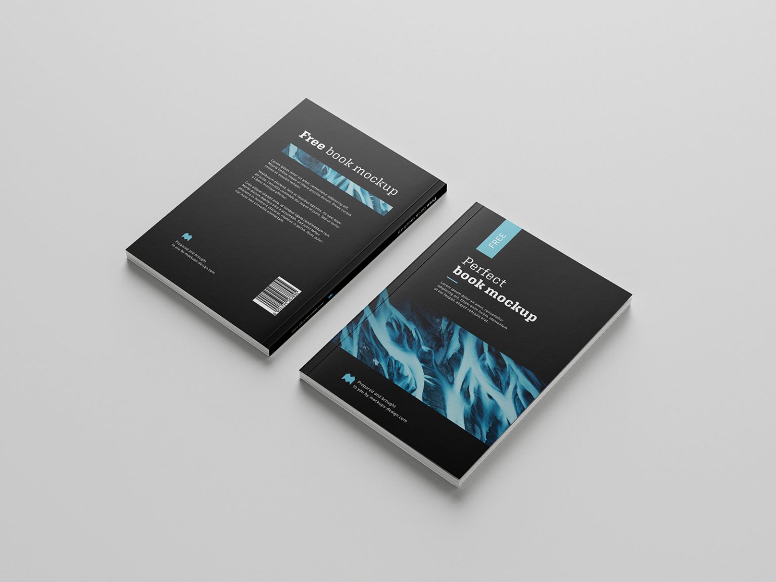 Download Free Softcover Book Mockup Set | Free Mockup