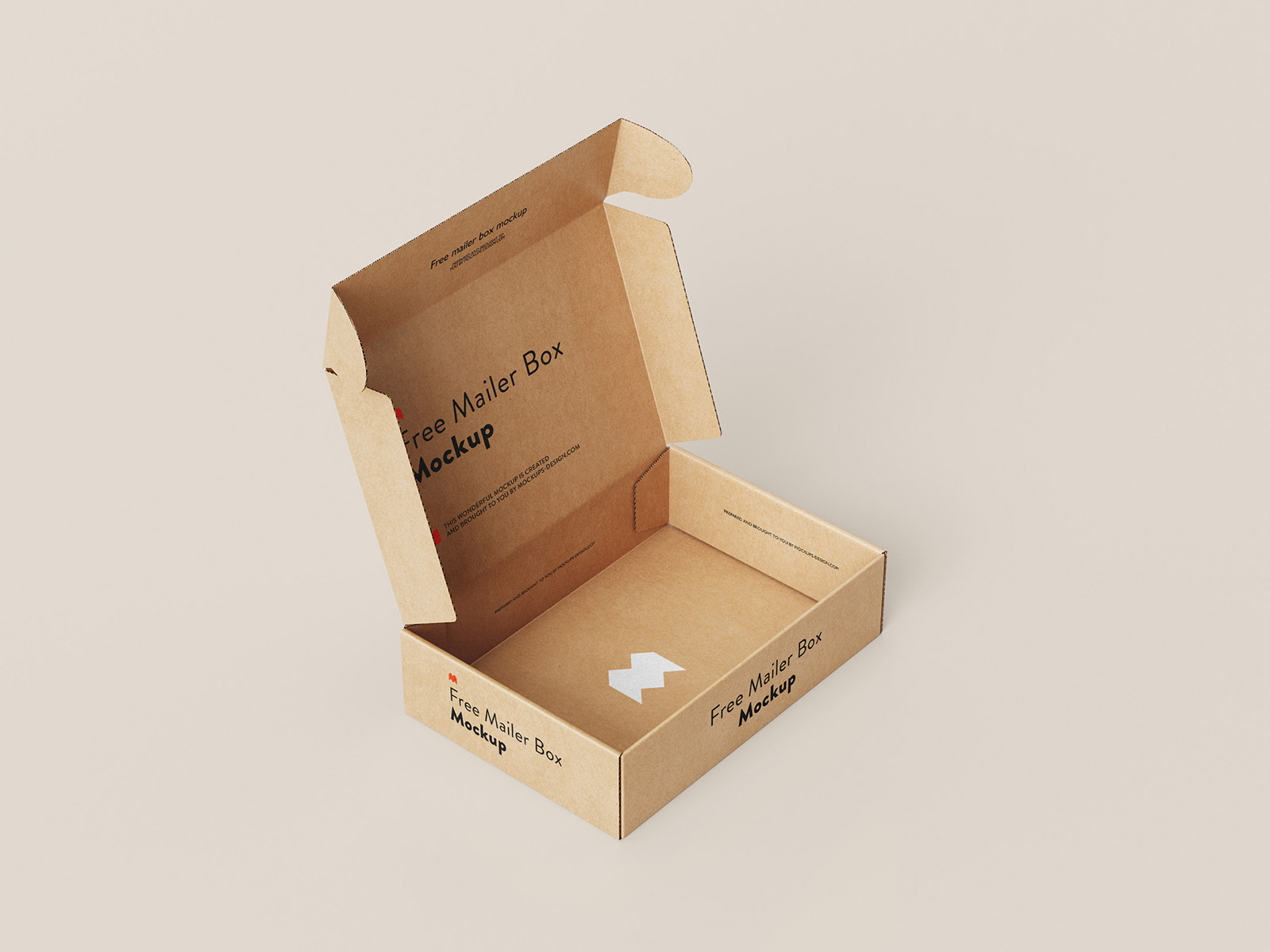 Download PSD Mailing Box Packaging Mockup | Free Mockup