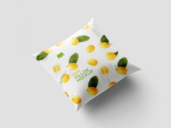 Download Free Square Pillow Mockup | Free Mockup