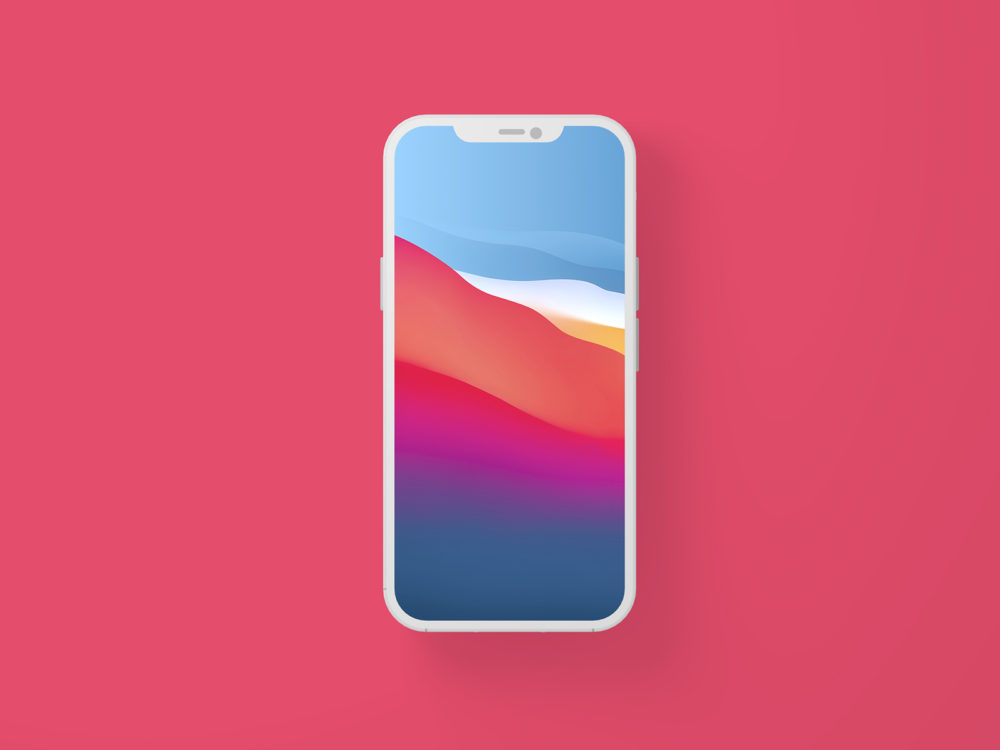 Free iPhone 12 Clay Mockup | The Free Mockup