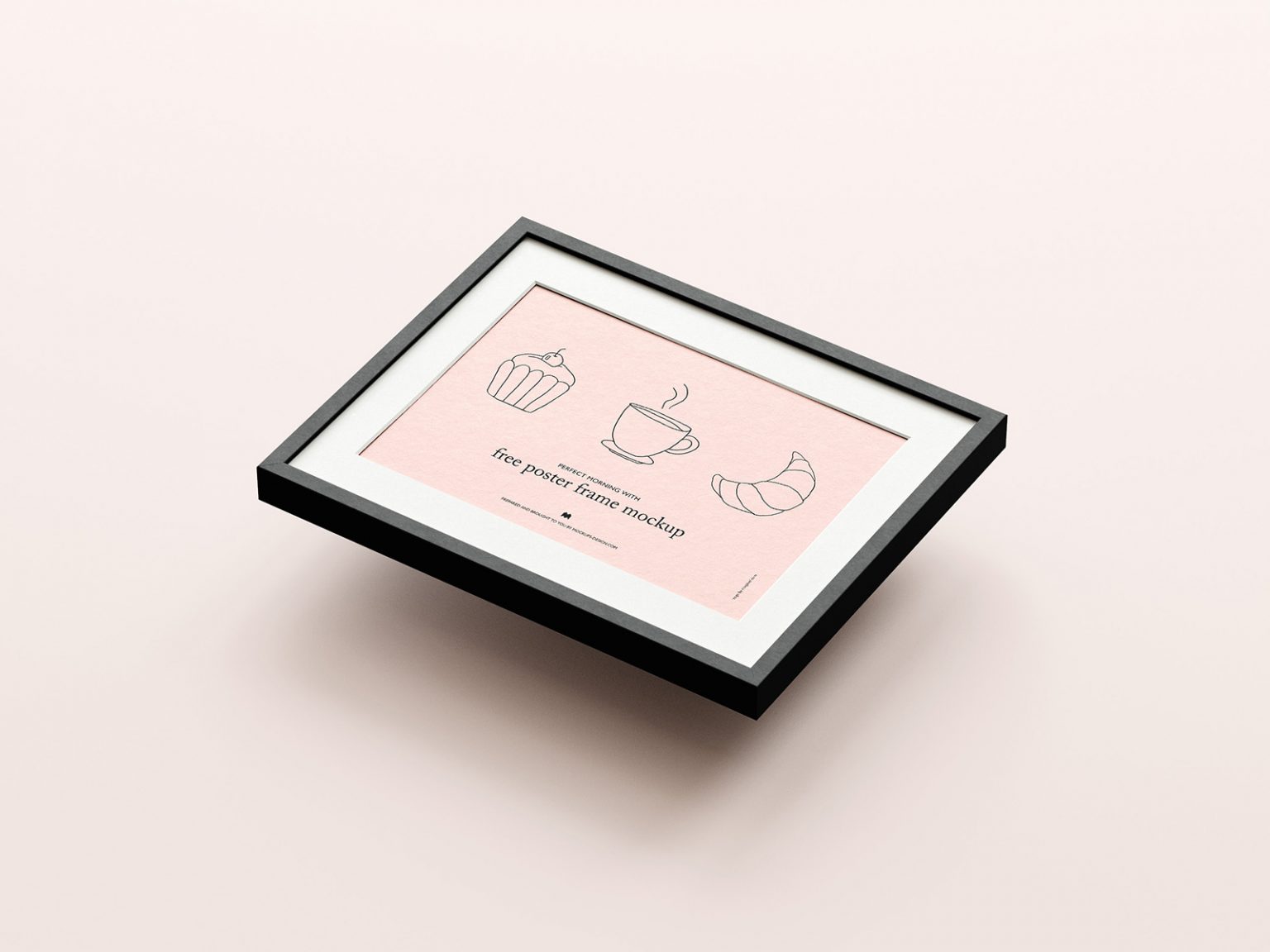 Horizontal frame mockup free information