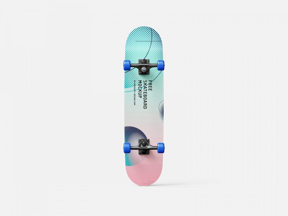 Skateboard Design Free Mockup