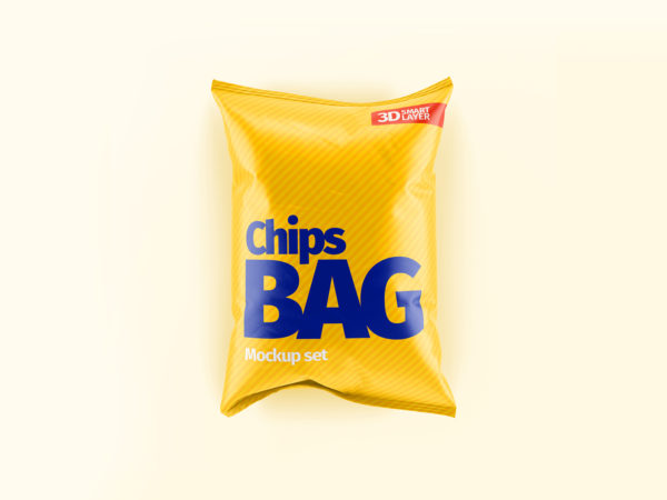 Chips Bag PSD Mockup Free
