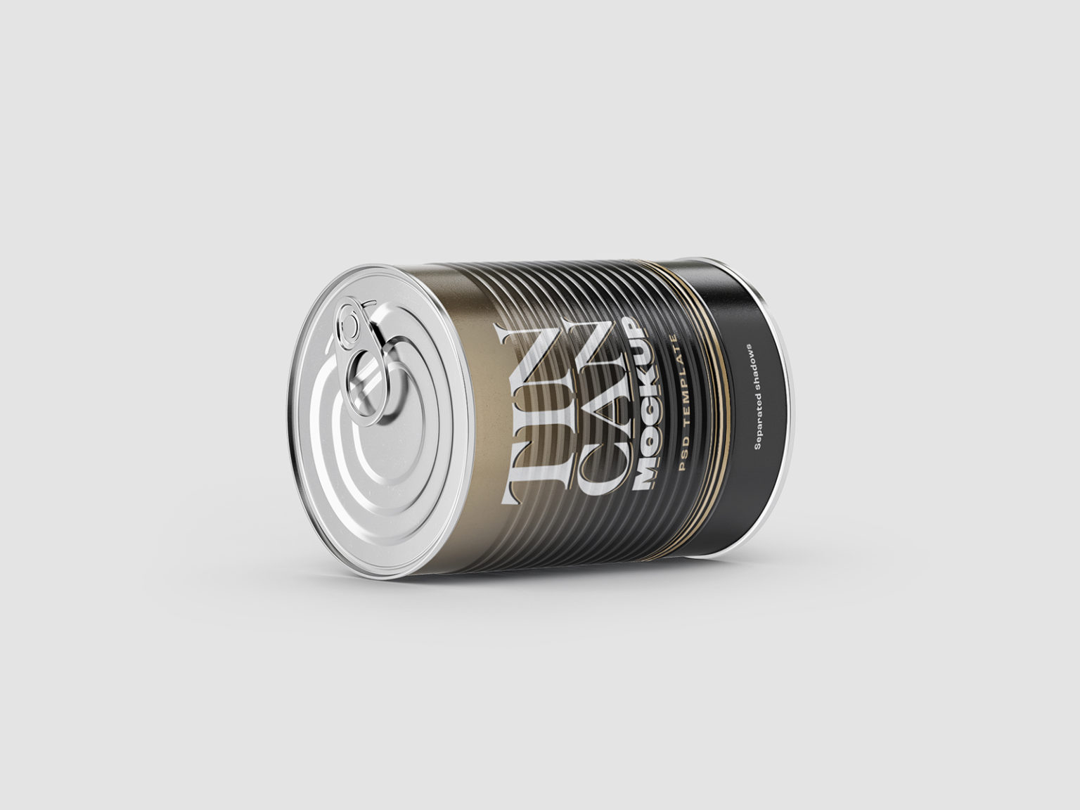 Free Tin Can Mockup | The Free Mockup