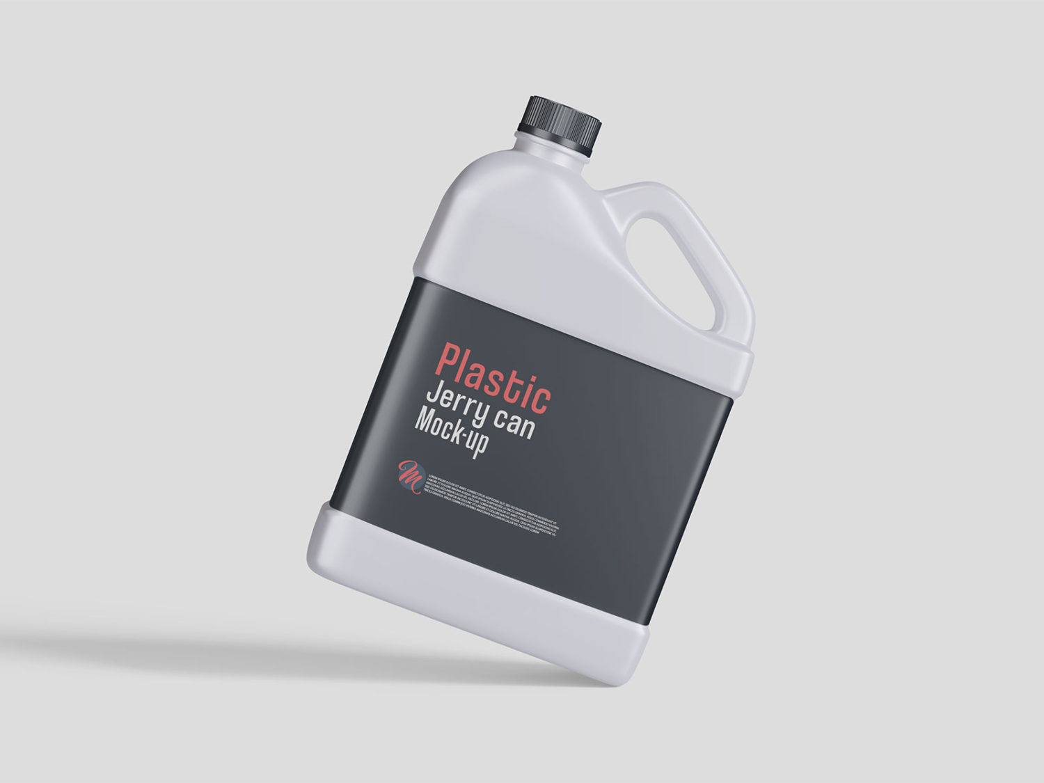 Free Plastic Jerry Can Mockup PSD – Free Mockup