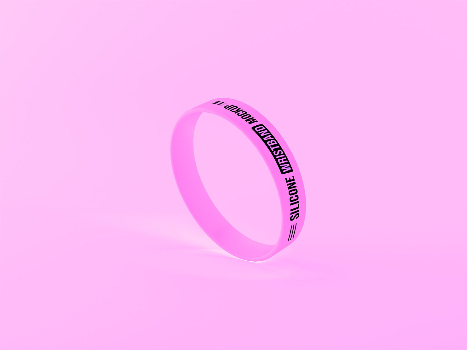 Free Silicone Wristband PSD Mockup – Free Mockup