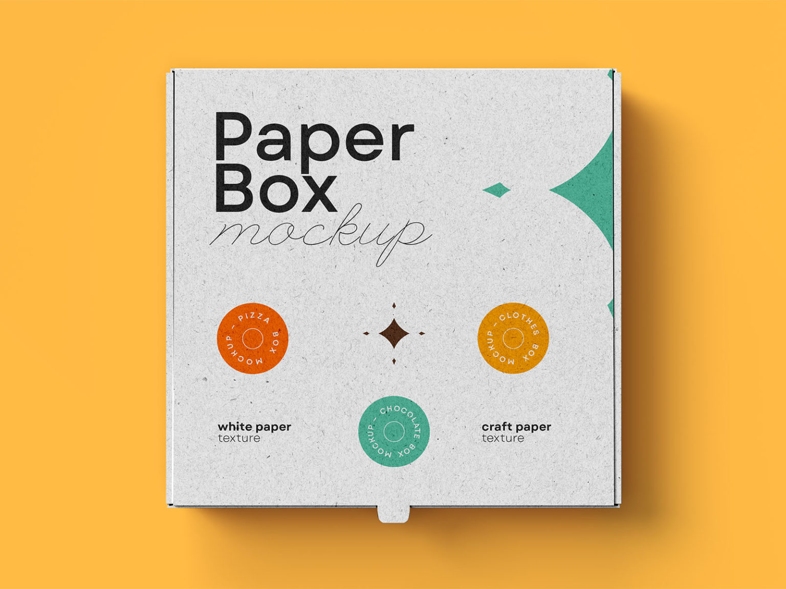 Free Pizza Box Packaging Mockup – Free Mockup