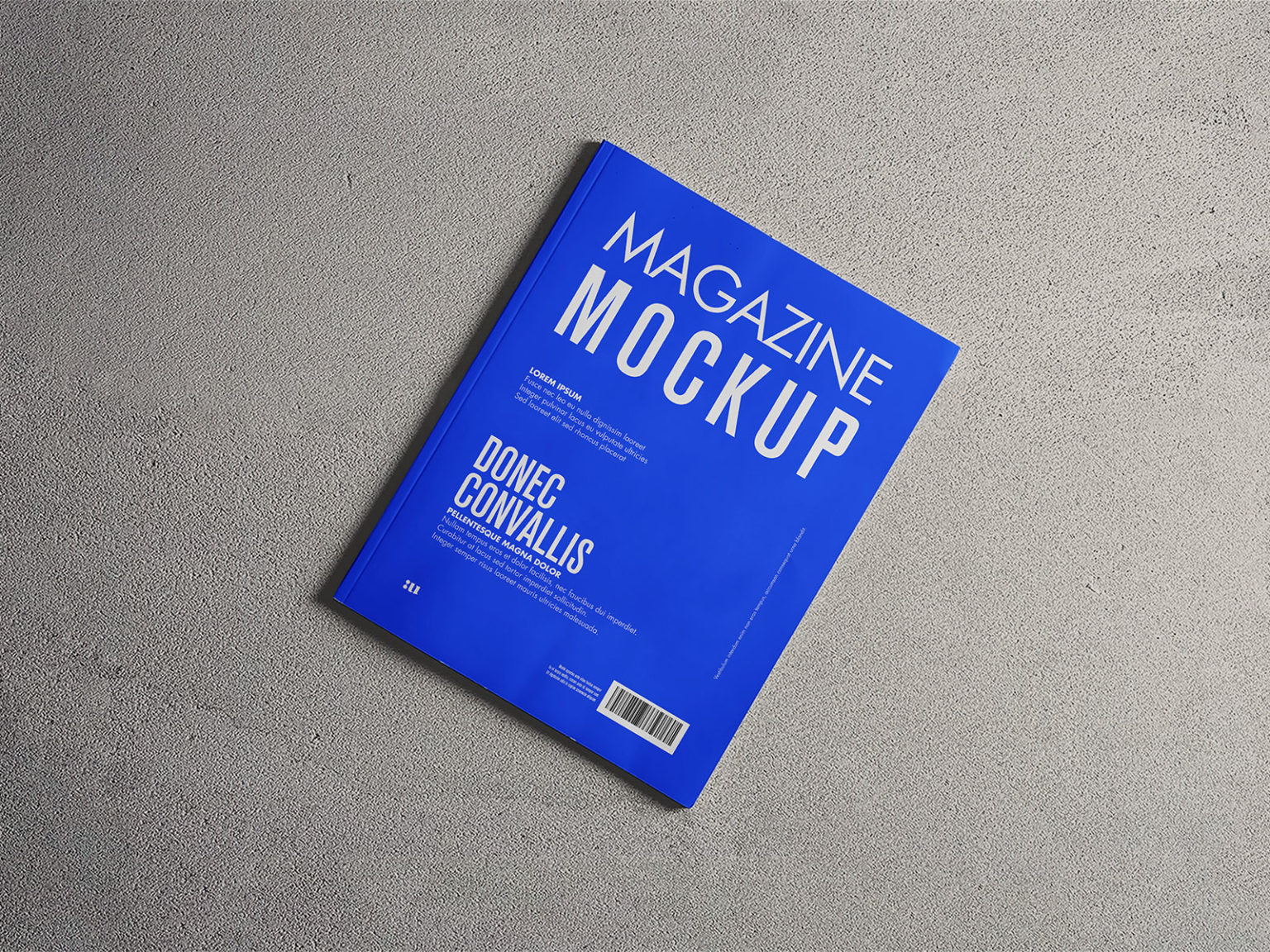 Magazine Cover Design Mockup | The Free Mockup